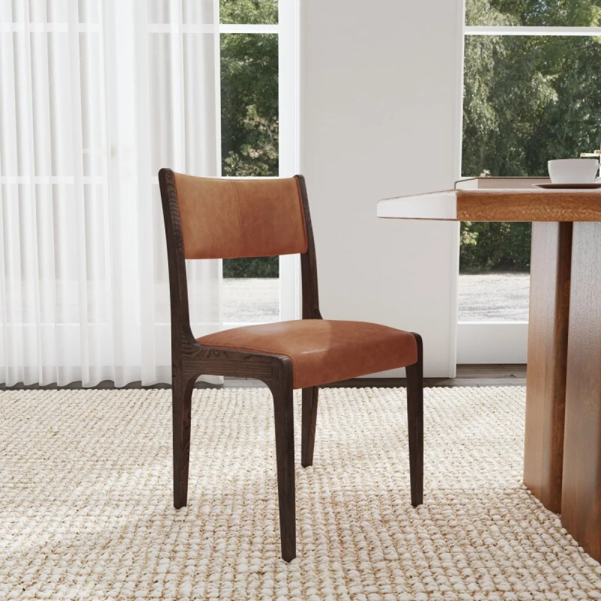 Wayne Dining Chair Chairs & Benches Autumn Brown 11