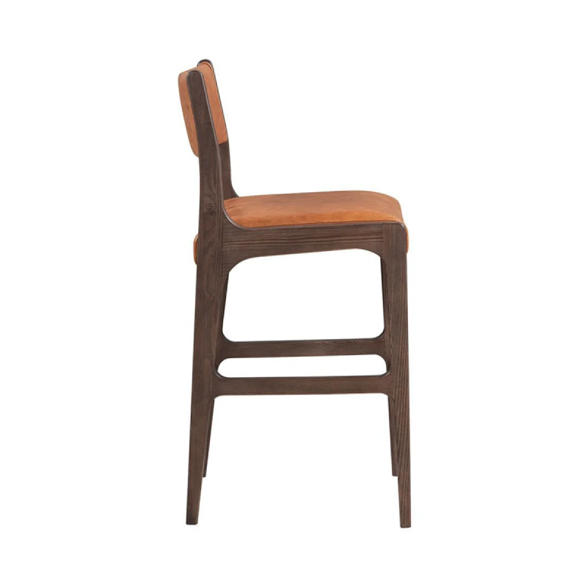 Wayne Leather Bar Stool Barstools Autumn Brown 7