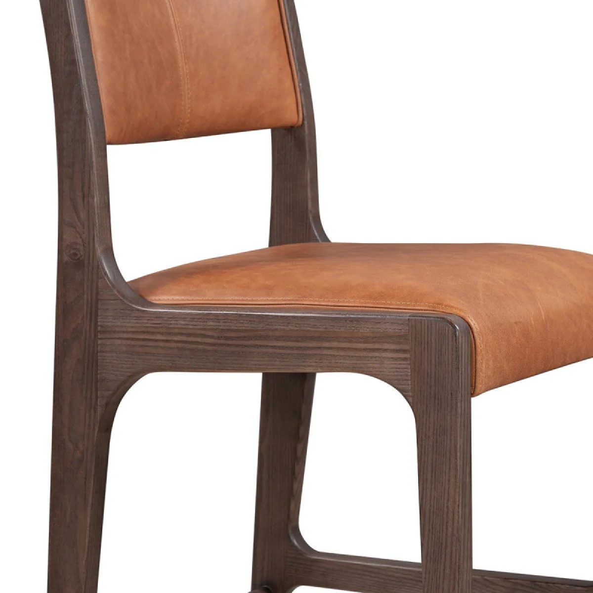 Wayne Leather Bar Stool Barstools Autumn Brown 9