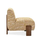 Chelsea Accent Chair – Gold Pattern Chairs Brown 18