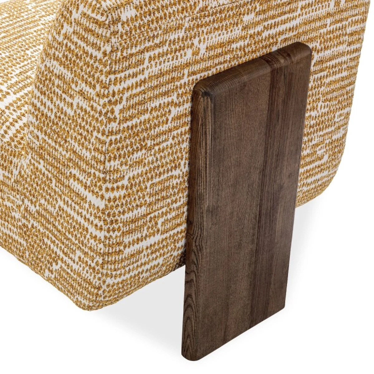 Chelsea Accent Chair – Gold Pattern Chairs Brown 9