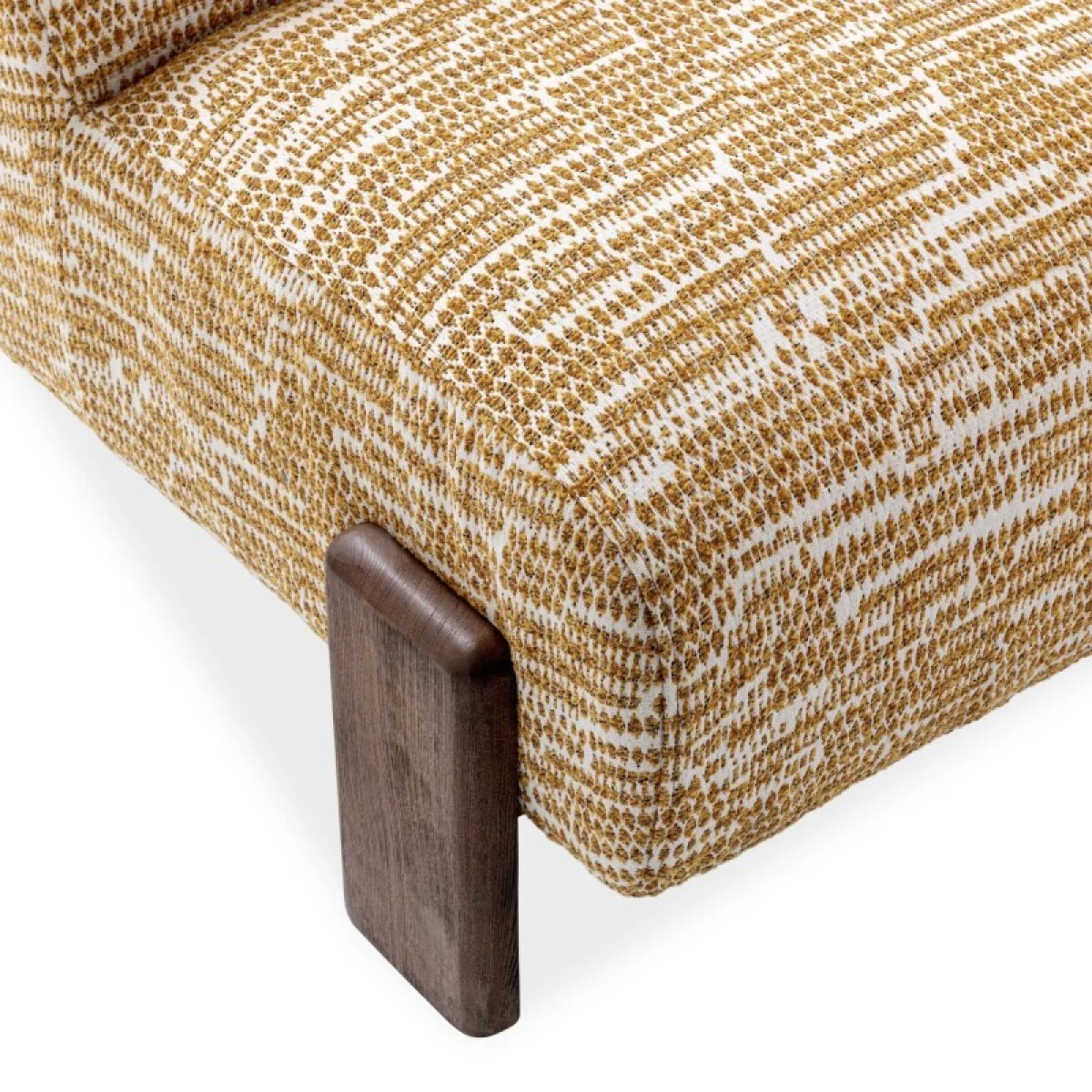 Chelsea Accent Chair – Gold Pattern Chairs Brown 10