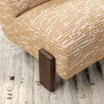 Chelsea Accent Chair – Gold Pattern Chairs Brown 23