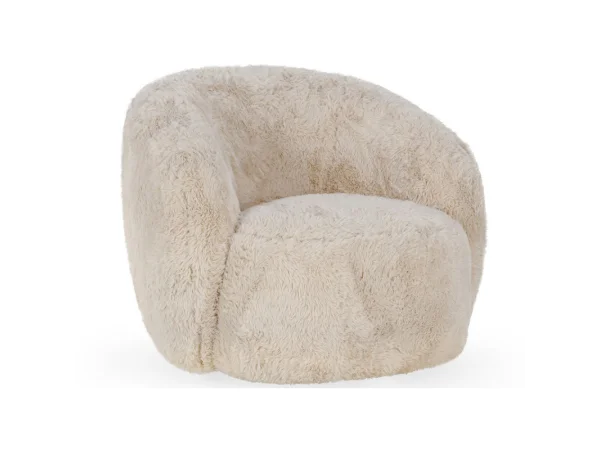 Adley Plush Swivel Chair Chairs Chairs