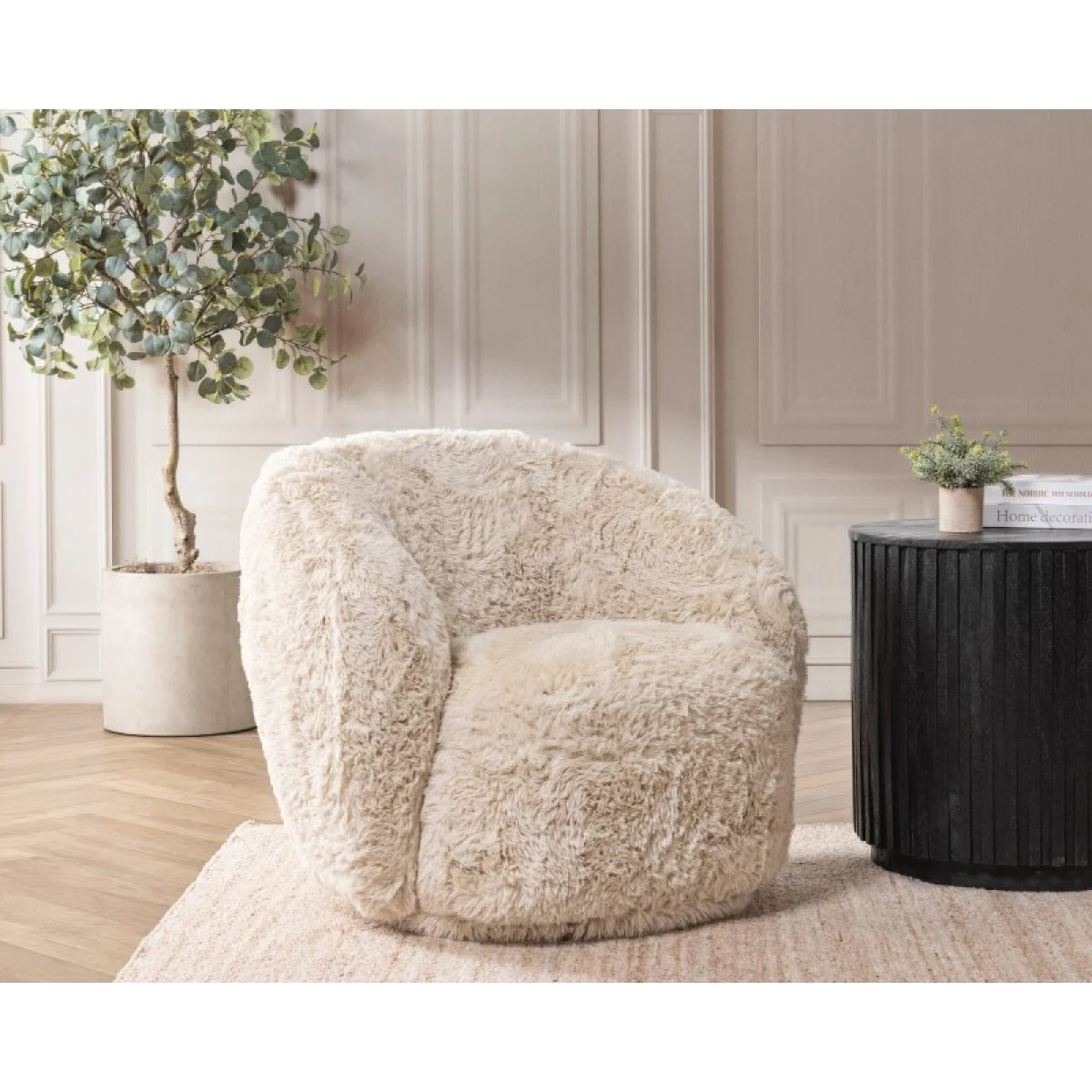 Adley Plush Swivel Chair Chairs Chairs 9