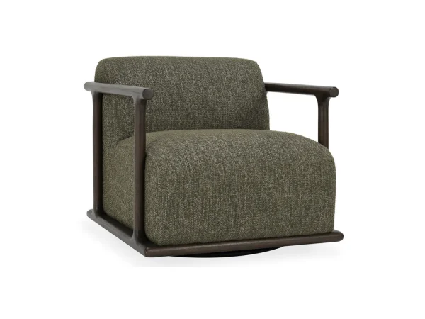 Toscana Upholstered Swivel Chair Chairs Amber 16