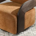 Toscana Upholstered Swivel Chair Chairs Amber 14