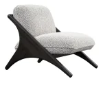 Georgia Upholstered Accent Chair – Gray Chairs Chairs 15