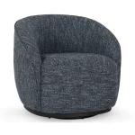 Andrea Upholstered Swivel Chair Chairs blue 10
