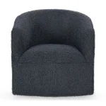 Valencia Upholstered Swivel Chair Chairs blue 12