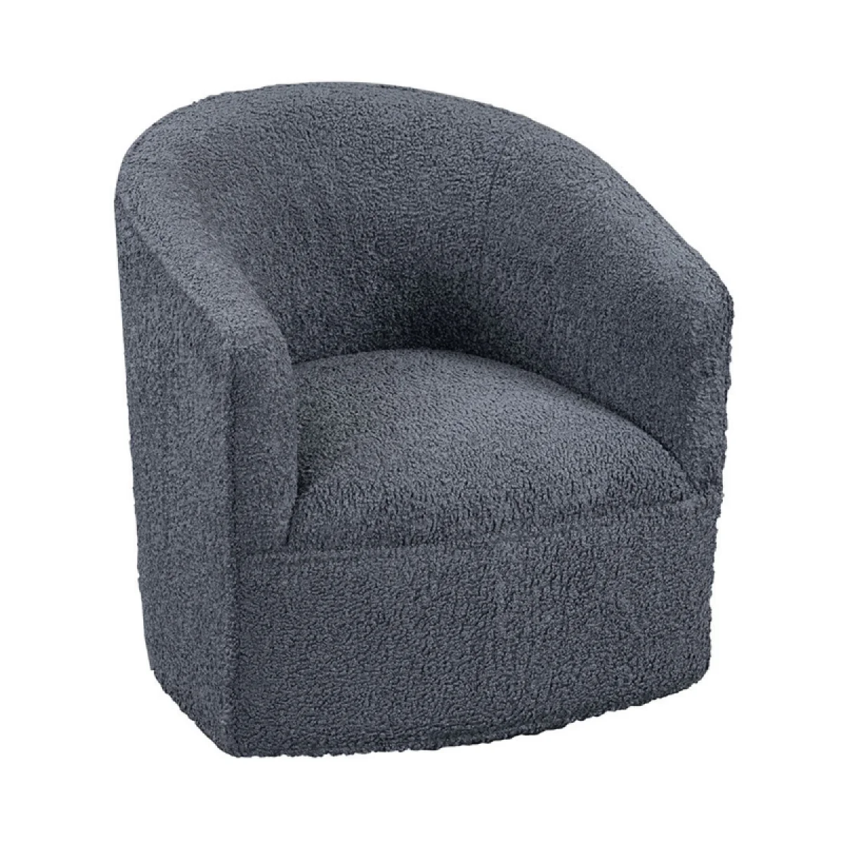 Valencia Upholstered Swivel Chair Chairs blue 8