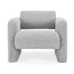Marcel Boucle Accent Chair Mercury Gray - Image 3