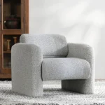Marcel Boucle Accent Chair Mercury Gray - Image 7