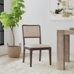Gia Upholstered Leather Dining Chair - Image 10