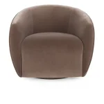 Harper Upholstered Swivel Chair - Image 3