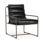 Argo Leather Accent Chair Chairs black 10