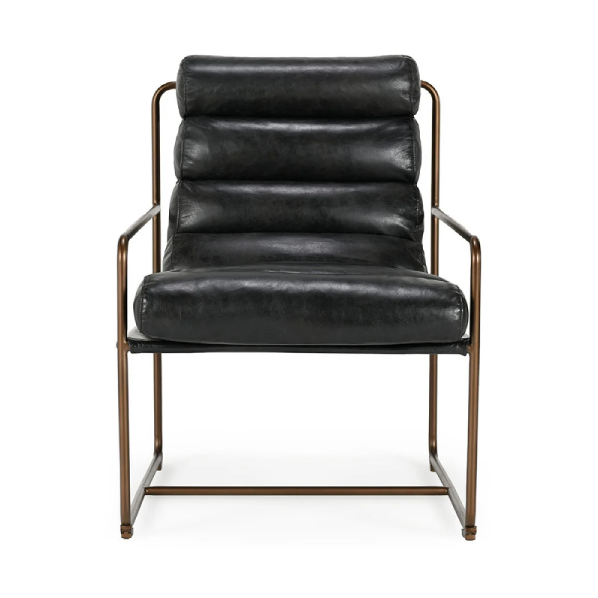 Argo Leather Accent Chair Chairs black 6