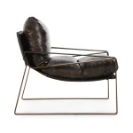 Morgan Leather Accent Chair – Truffle Brown Chairs Brown 14