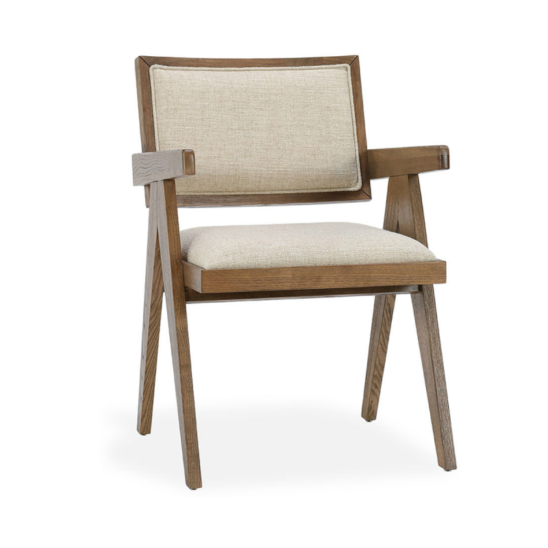 Dolton Upholstered Dining Armchair Chairs & Benches Beige/Natural 4 Dolton Upholstered Dining Armchair Chairs & Benches Beige/Natural 4
