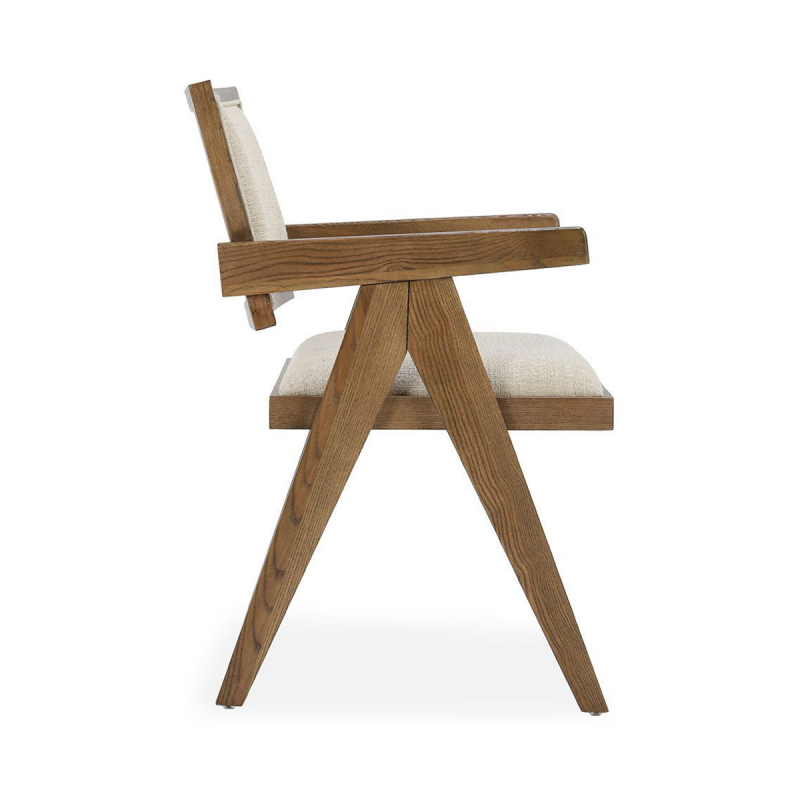 Dolton Upholstered Dining Armchair Chairs & Benches Beige/Natural 7 Dolton Upholstered Dining Armchair Chairs & Benches Beige/Natural 7