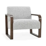 Lexington Boucle Accent Chair – Mercury Gray Chairs Chairs 11