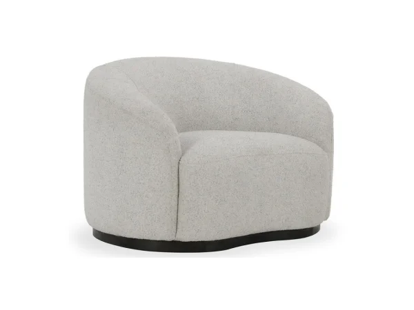 Beverly Upholstered Swivel Chair – Ivory Chairs Chairs