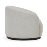 Beverly Upholstered Swivel Chair – Ivory Chairs Chairs 13