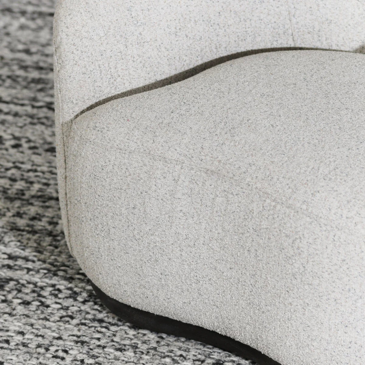 Beverly Upholstered Swivel Chair – Ivory Chairs Chairs 9