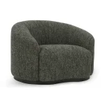 Beverly Upholstered Swivel Chair Chairs Antique Green 11