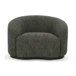 Beverly Upholstered Swivel Chair Chairs Antique Green 13