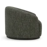 Beverly Upholstered Swivel Chair Chairs Antique Green 15