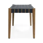 Orlando Solid Wood Bench – True Natural-charcoal Chairs & Benches Brown 13