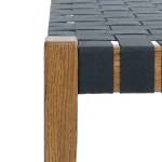 Orlando Solid Wood Bench – True Natural-charcoal Chairs & Benches Brown 15