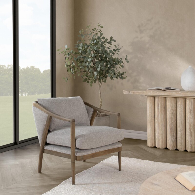 Scarlett Upholstered Accent Chair – Heather Gray Chairs Chairs 10 Scarlett Upholstered Accent Chair – Heather Gray Chairs Chairs 10