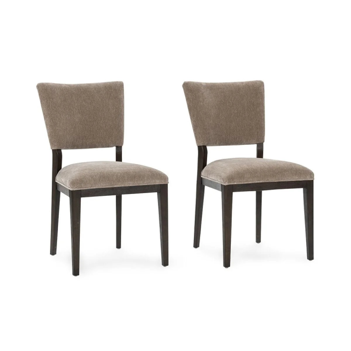 Phillip Upholstered Dining Chair Set Of 2 – Stone Chairs & Benches Brown 4