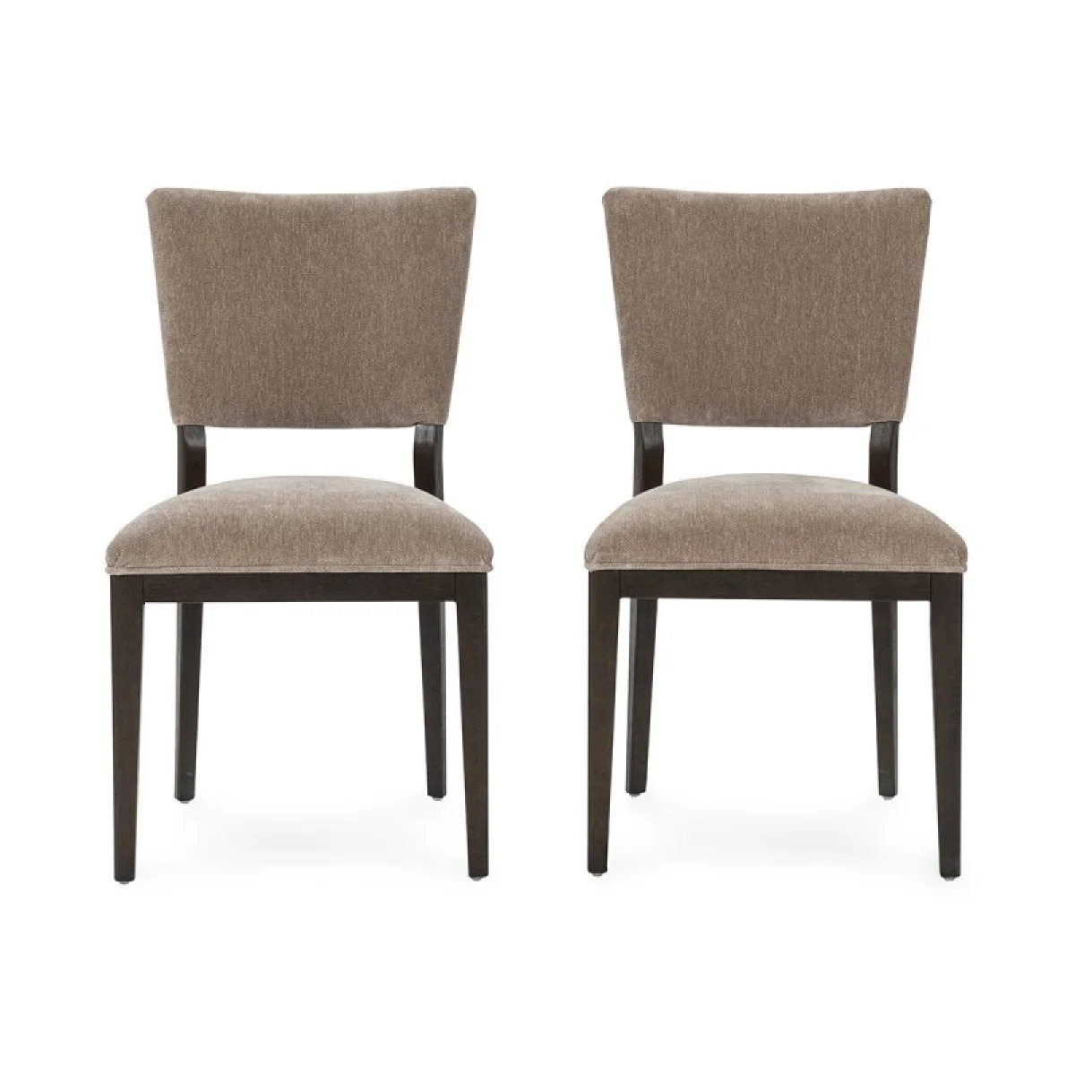 Phillip Upholstered Dining Chair Set Of 2 – Stone Chairs & Benches Brown 6