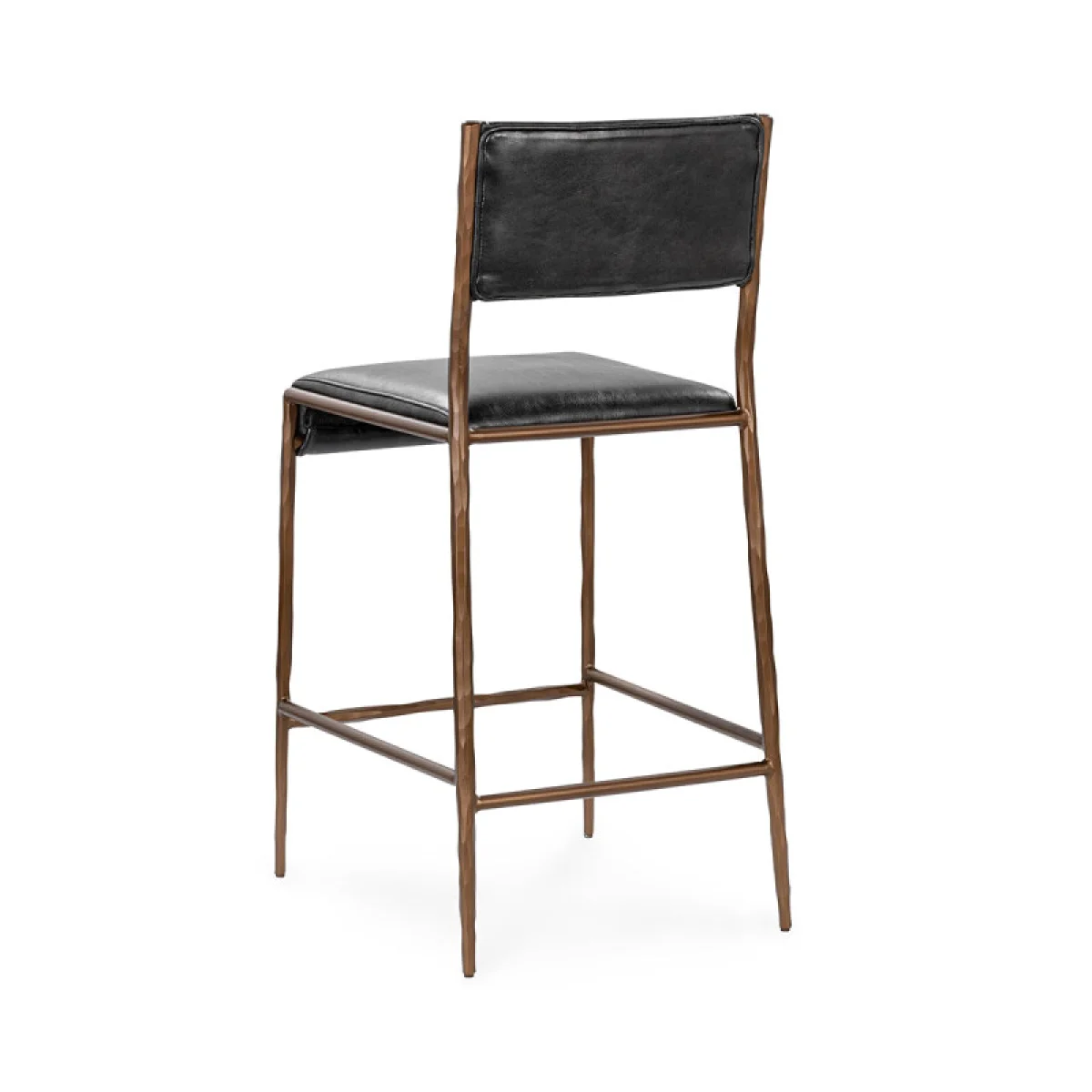 Kayne Leather Counter Stool – Black Barstools Barstools 8