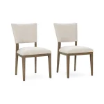 Phillip Upholstered Dining Chair Set Of 2 – Oatmeal Chairs & Benches Chairs & Benches 15 Phillip Upholstered Dining Chair Set Of 2 – Oatmeal Chairs & Benches Chairs & Benches 15