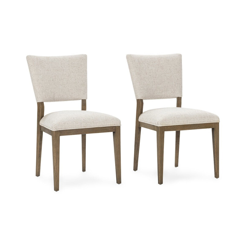 Phillip Upholstered Dining Chair Set Of 2 – Oatmeal Chairs & Benches Chairs & Benches 4 Phillip Upholstered Dining Chair Set Of 2 – Oatmeal Chairs & Benches Chairs & Benches 4