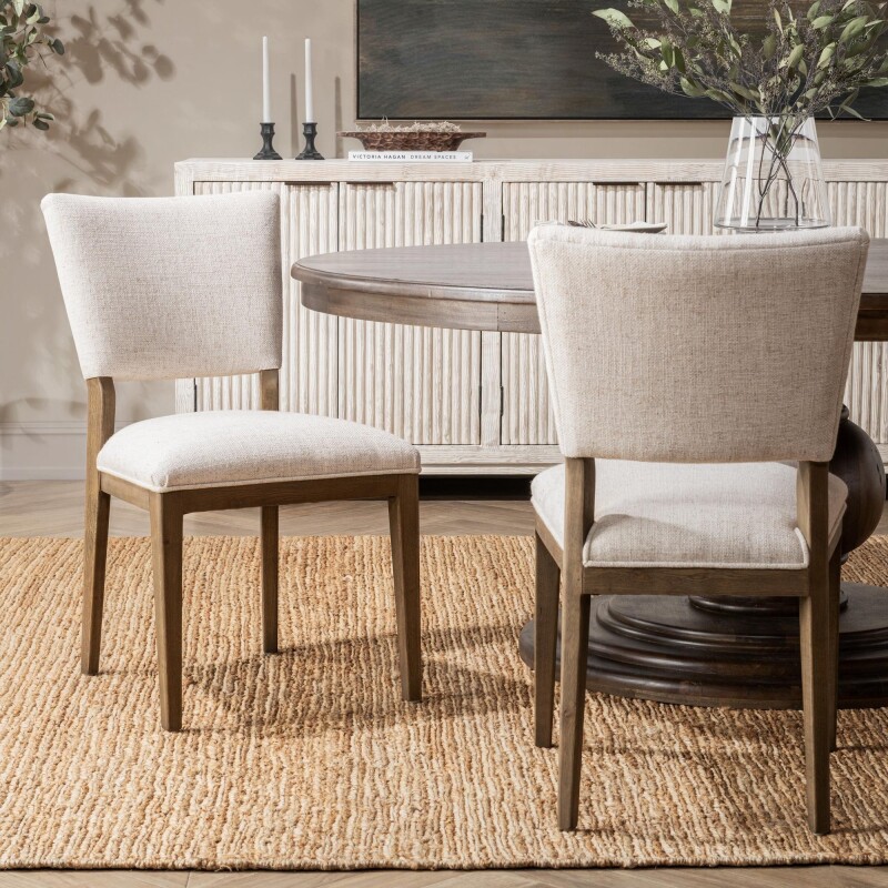 Phillip Upholstered Dining Chair Set Of 2 – Oatmeal Chairs & Benches Chairs & Benches 14 Phillip Upholstered Dining Chair Set Of 2 – Oatmeal Chairs & Benches Chairs & Benches 14