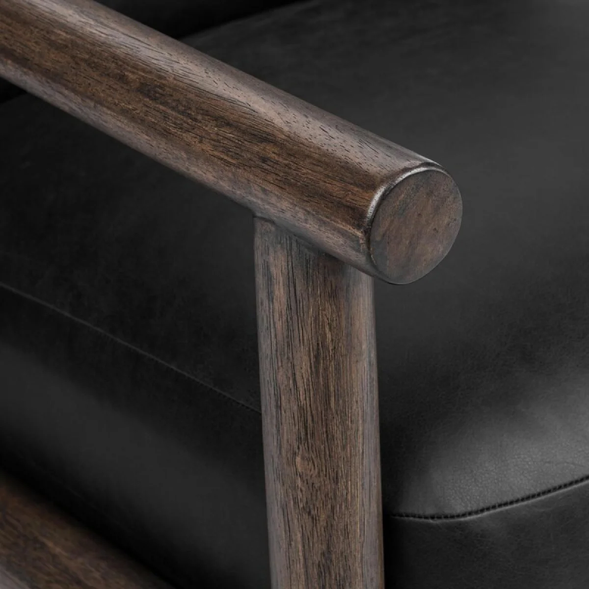 Azoria Leather Accent Chair Chairs black 8