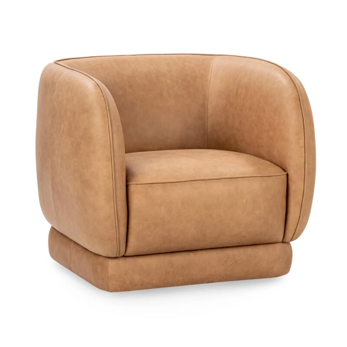 Rinner Leather Accent Chair Chairs Brown 4