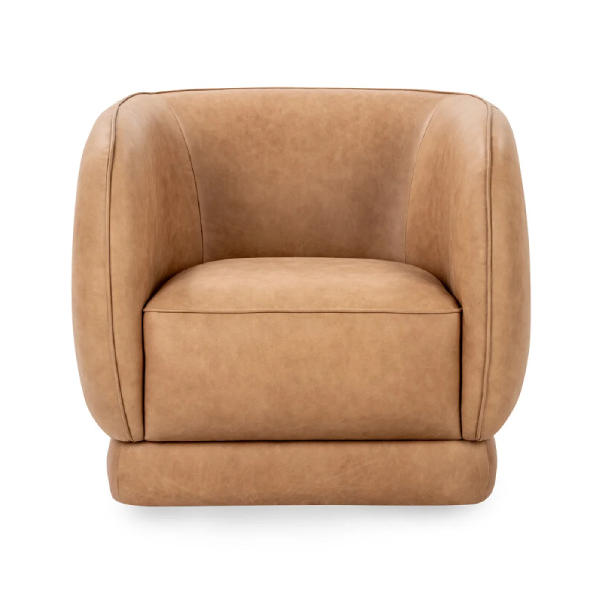 Rinner Leather Accent Chair Chairs Brown 6