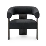 Julina Upholstered Accent Chair Chairs black 13