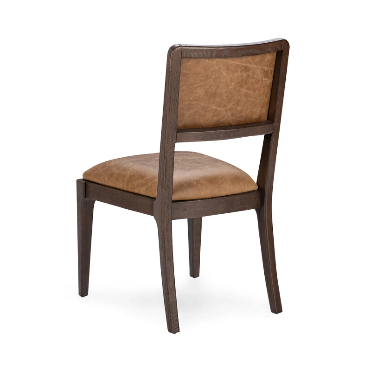 Gia Leather/wood Dining Chair Chairs & Benches Brown 6
