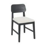 Deaven Upholstered Dining Chair Set Of 2 Chairs & Benches black 10