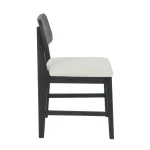 Deaven Upholstered Dining Chair Set Of 2 Chairs & Benches black 13