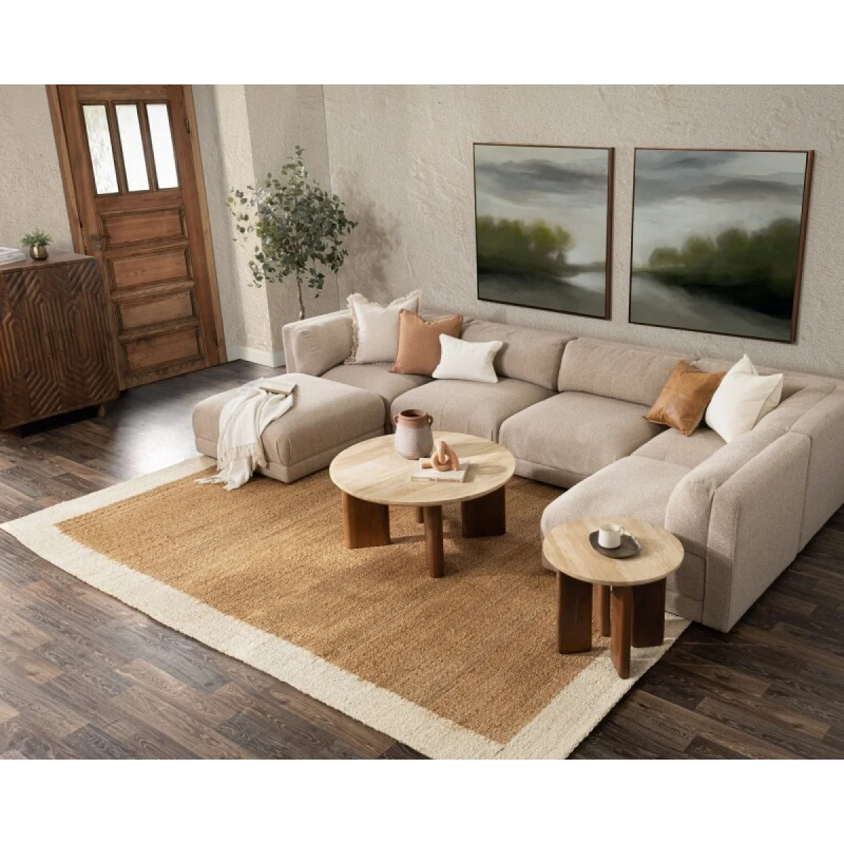 Adalynne Upholstered Sectional Sectionals Buttermilk 10