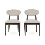 Tiber Upholstered Dining Chair Set Of 2 Chairs & Benches Chairs & Benches 20 Tiber Upholstered Dining Chair Set Of 2 Chairs & Benches Chairs & Benches 20