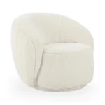 Adley Plush Swivel Chair – Vanilla Chairs Chairs 11